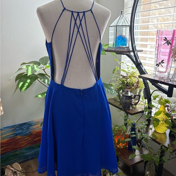 Charlotte Russe Vibrant Blue Strapless Dress - Picture 3 of 8